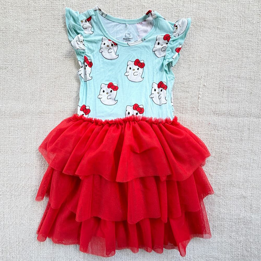 Posh Peanut x Hello Kitty Ghost Red Tutu Dress VGUC 5T-6T